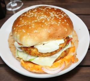 Indian Aloo Tikki Burger