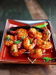 Chilli Garlic Prawns