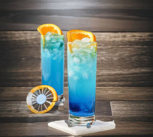 Blue Lagoon Mocktail