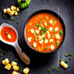 Cheese Corn Tomato & Soup