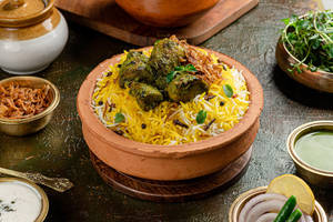 Soya Afghani Dum Biryani