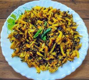 Aloo Karela Fry (Bitter Gourd)