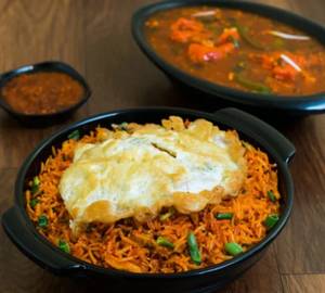 Chicken Triple Schezwan Fried Rice