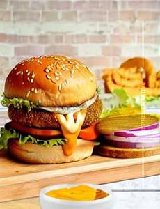 Veg Bbq Cheese Burger