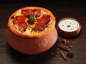 Claypot Hyderabadi Fish Tikka Biryani