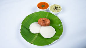 Idli [2] & Medu Vada [1]