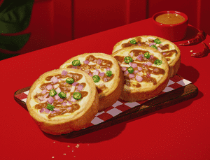 Kadhai Garlic Bread