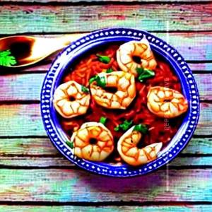 Prawns Schezwan Rice