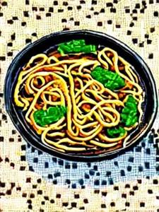 Noodles Soup Half