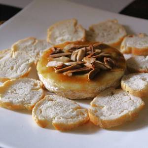 Baked Brie Toasted Almonds