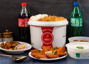 Chicken Biryani Boneless (Bucket Combo) (Basmati Rice)