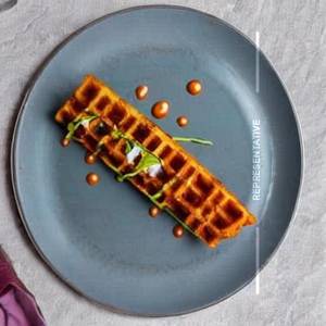 Egg Tikka Waffle