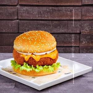 Double Cheese  Crispy Chicken Burger