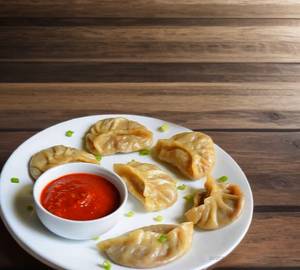Veg Momos Fried [5 Pieces]