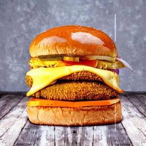 Double Cheese  Paneer Burger