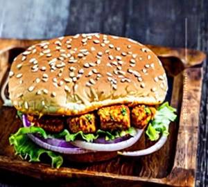 Paneer Chicken Tikka Burger