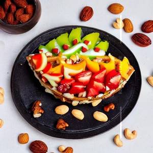 Mixed Fruits & Nuts Waffle