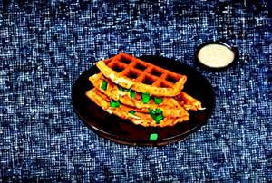 Chicken Tikka Waffle