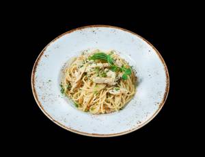 Spaghetti Aglio E Olio Chicken