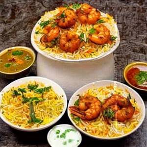 Prawns Biryani 