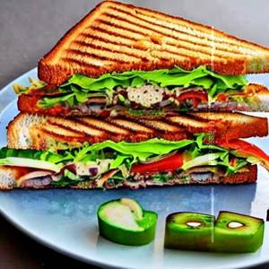 Veg Club Sandwich