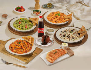 Any 4 Pastas [FREE Garlic Breadsticks + Cheesy ...