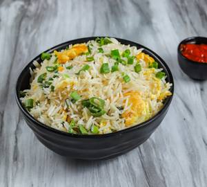 Egg Fried Rice (650 Ml) + Schezwan Sauce