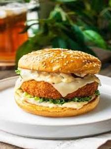 Veg cheese burger