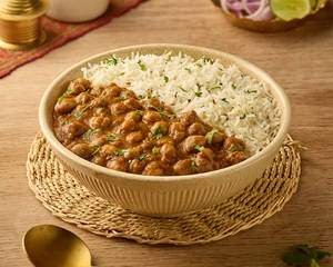 Pindi Choley Rice Bowl (Serves 1)