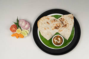 Naan With Mixed Veg Curry