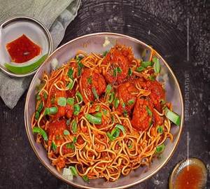 Gobhi Manchurian Noodles