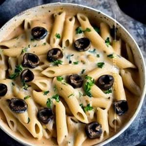 Penne in Mushroom Sauce 