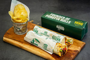 2 Veg Pocket Friendly Wraps + Potato Chips