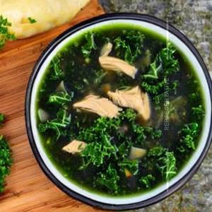 Portuguese Kale & chicken Soup