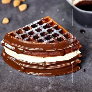 Choco Caramel Waffle