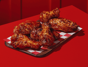 Baked Southern Fiery Chicken Wings 6pc