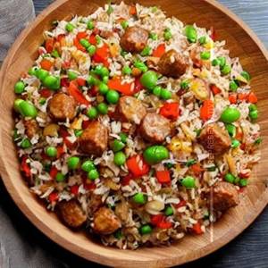 Fried Rice (Sausage)