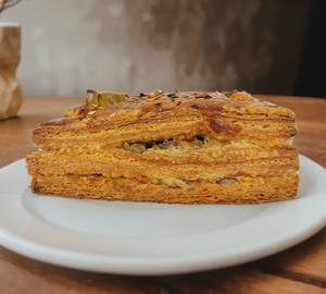 Jowar cheese spinach puff pastry