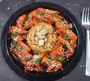 Fried Rice with Chilli Potato