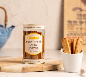 Sugarfree Atta Cookies