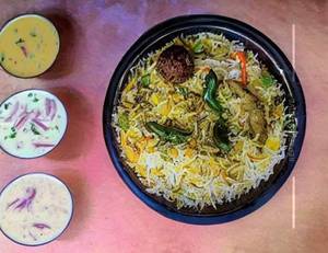 Vegetable Hyderabadi Biryani