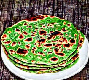 Green Peas Paratha