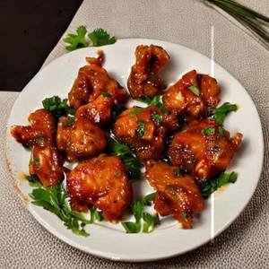 Garlic Chicken Dry Boneless