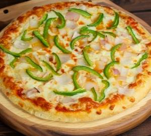 Onion Red Capsicum Pizza