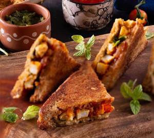 Mushroom paneer sandwich
