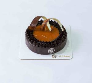 Caramel Chocolate Brownie Cake