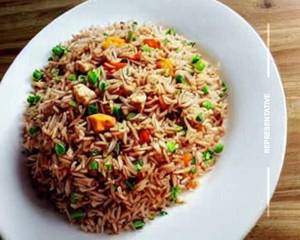 Veg Burnt Garlic Fried Rice