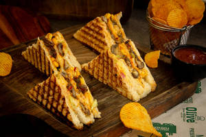 Veg Old Madras Club Sandwich