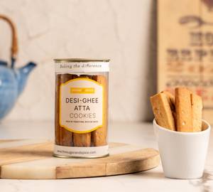 Desi Ghee Atta Cookies