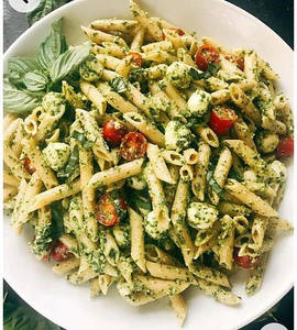 Grilled Vegetable Penne With Pesto Sauce